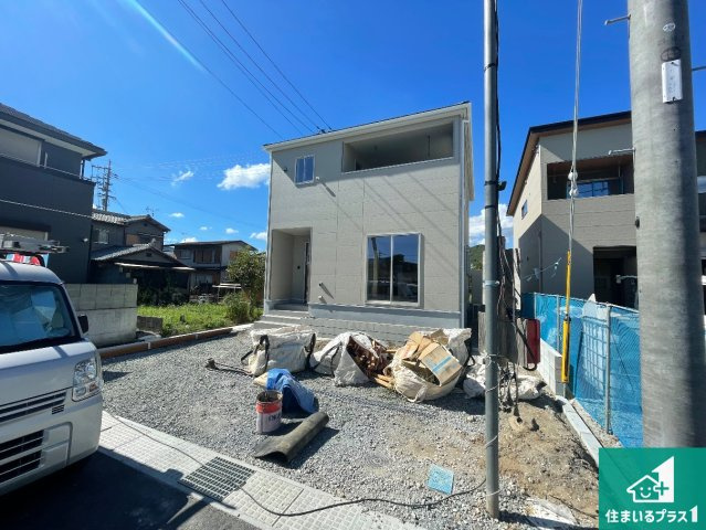 神崎郡福崎町福崎新　第3期　新築一戸建ての外観|周辺は落ち着いた街並みの住宅地！子育てがしやすい住環境です！まだ未完成ですが、現地でしかわからない事もございます。是非一度ご覧ください。