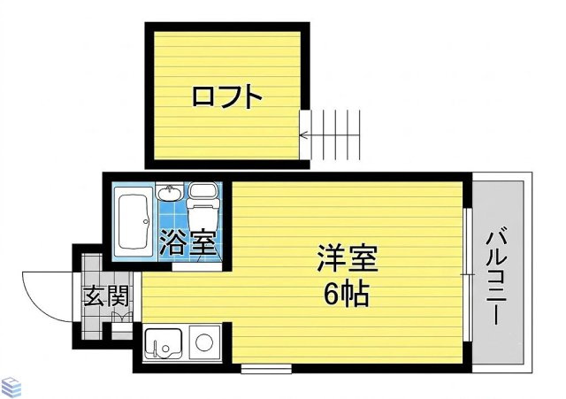 大阪市北区長柄中3丁目　収益マンションの間取り