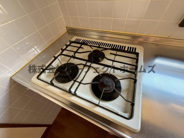 長尾元町4丁目戸建　賃貸のキッチン|コンパクトなキッチンで掃除もラクラク
