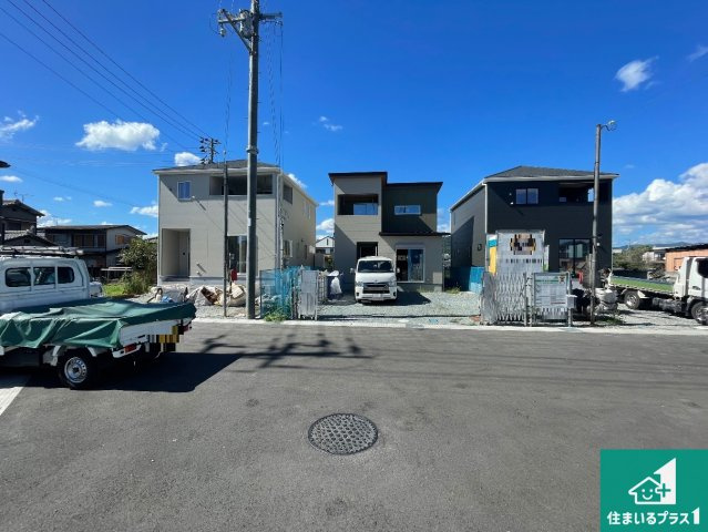神崎郡福崎町福崎新　第3期　新築一戸建ての外観|現在建築中！落ち着いた街並みで新生活を始めることが出来そう！周辺の物件も併せてご紹介させて頂きます！