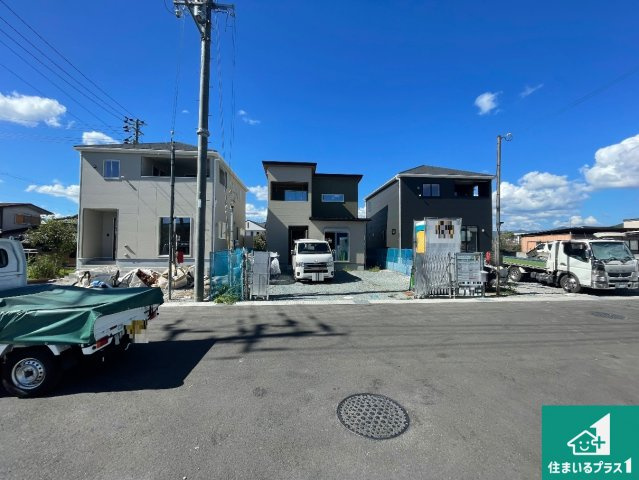 神崎郡福崎町福崎新　第3期　新築一戸建ての外観|現在の進捗状況です！順調に作業進行中、完成が待ち遠しいです！詳細の間取り等、お気軽にお問い合わせください！