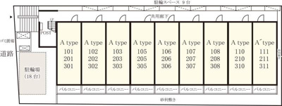 【区画図】 | リブリ・リヴェール浦和B
