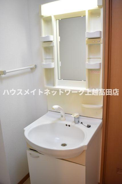 ベルオーク戸野目の独立洗面台|洗髪洗面化粧台