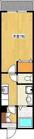 オールージュＭ１の間取り