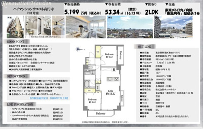 【その他】 | ハイマンションウエスト高円寺　仲介手数料無料＋15万円現金プレゼント中