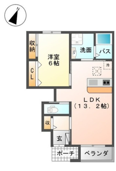 【間取り】 | ベルビュー田園