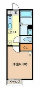 【間取り】 | 栗原ハイツＢ | 間取りです。