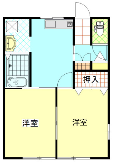 【間取り】 | ハイツ清水Ｋ