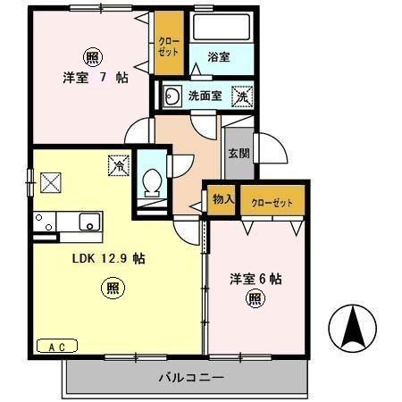 グランドアトリオ神戸西の間取り