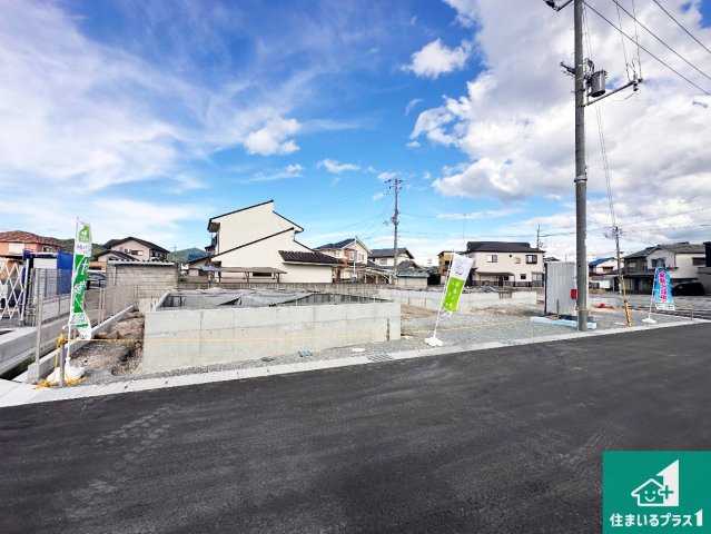 神崎郡福崎町福崎新　第3期　新築一戸建ての外観|現在の進捗状況です！順調に作業進行中、完成が待ち遠しいです！詳細の間取り等、お気軽にお問い合わせください！