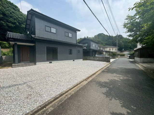 大字小野田の前面道路含む現地写真