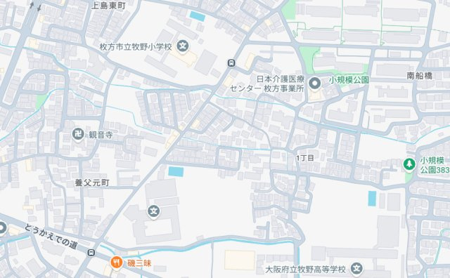 ■枚方市南船橋　第1期　新築一戸建ての地図