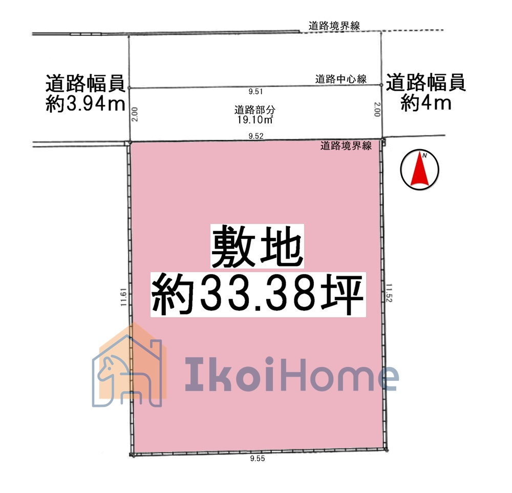 明石市大久保町大窪　土地の土地図|●年中無休：当日予約可●整形地の為、ご希望建築プランの間取りが入りやすいです。