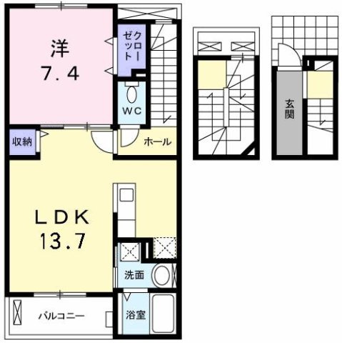 【間取り】 | ローズコート