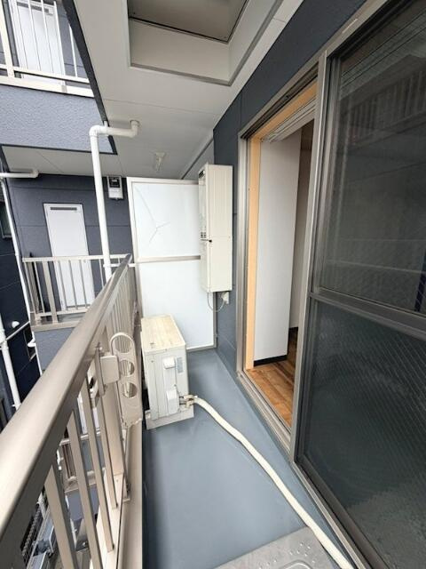 金町ヒルズAのバルコニー