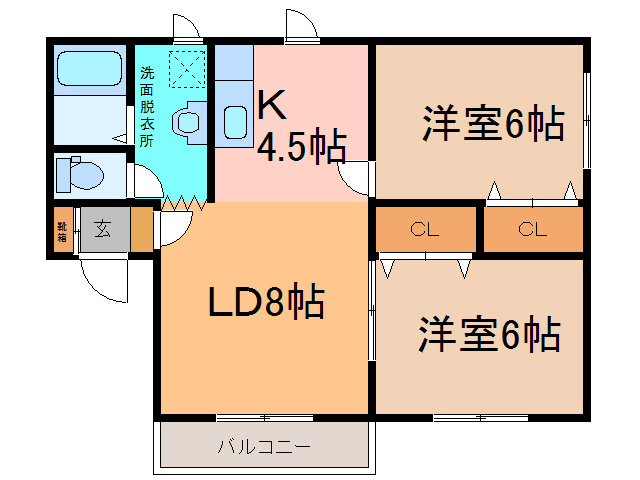 ＭＡＰＬＥ（メイプル音更）の間取り