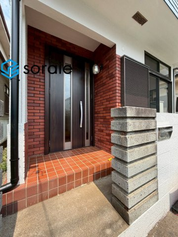 狭山市水野　中古戸建　の玄関|7/16　撮影