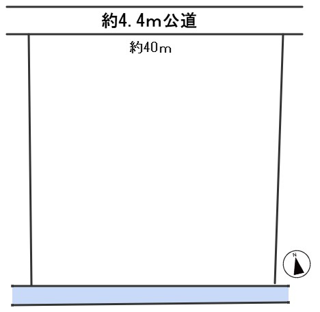 ６７１４０　岐阜市川部土地の区画図