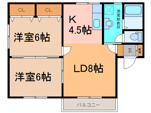 ＭＡＰＬＥ（メイプル音更）の間取り