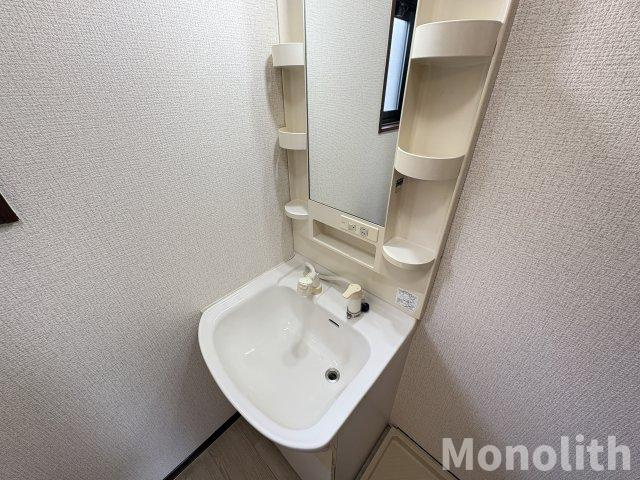 シャーメゾン光明池B棟の洗面所