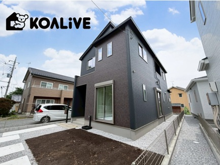 【外観】 | 高崎市石原　GRAFARE | 完成済み！いつでも新生活を始めることができます。
開放感あるLDK！
陽当り、風通しも良い暖かな住まいです。
KOALIVE （コアライブ）【0120-919-727】