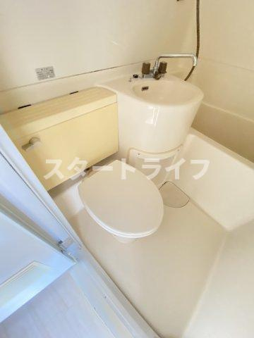 大阪市東淀川区柴島１丁目の賃貸マンションのトイレ