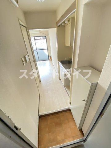 大阪市東淀川区柴島１丁目の賃貸マンションの玄関