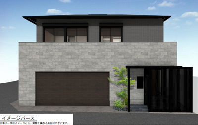 【外観】 | 高輪１丁目戸建 | 外観イメージパース