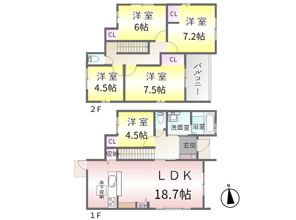 春日井市関田町3期(残1棟)の設備