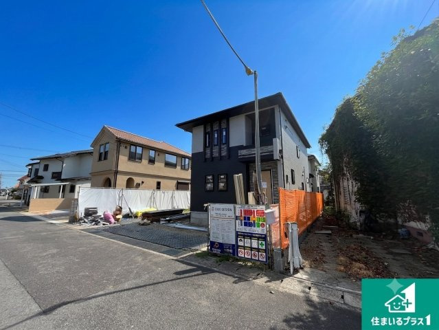 守山市水保町　第3期　新築一戸建ての前面道路含む現地写真|周辺は落ち着いた街並みの住宅地！子育てがしやすい住環境です！まだ未完成ですが、現地でしかわからない事もございます。是非一度ご覧ください。