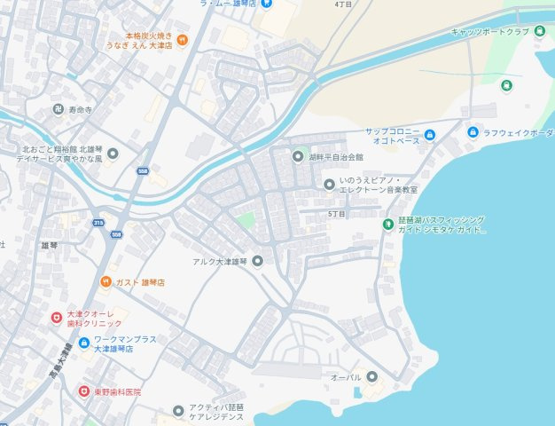 ★大津市雄琴　第5期　新築一戸建ての地図