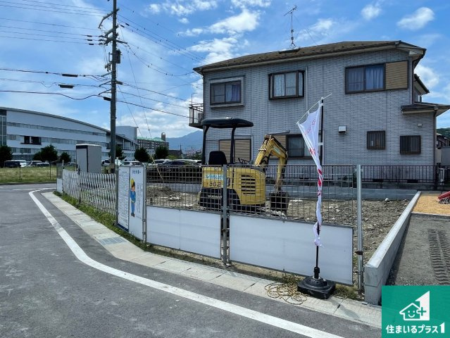 ★大津市雄琴　第5期　新築一戸建ての外観|現在の進捗状況です！順調に作業進行中、完成が待ち遠しいです！詳細の間取り等、お気軽にお問い合わせください！