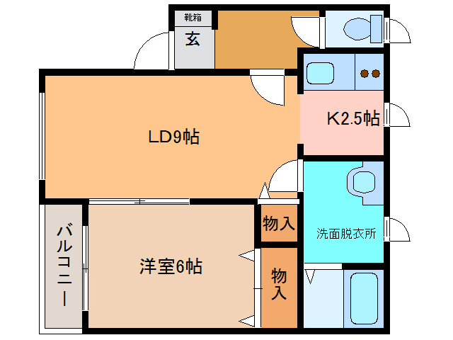 ファンタジアの間取り