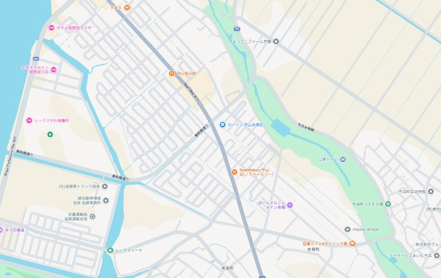 守山市水保町　第3期　新築一戸建ての地図