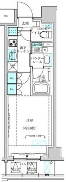 ☆北西向き1K住戸☆