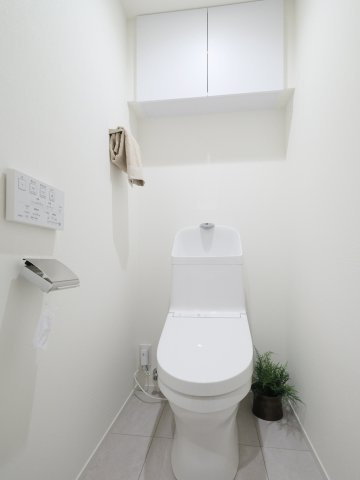 マイキャッスル月島のトイレ|マイキャッスル月島：ウォシュレット機能付きトイレです！
