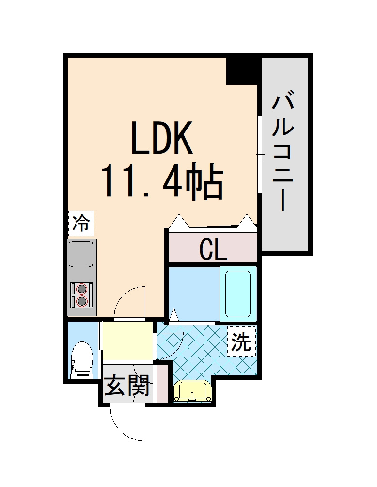 エカルラート青谷の間取り
