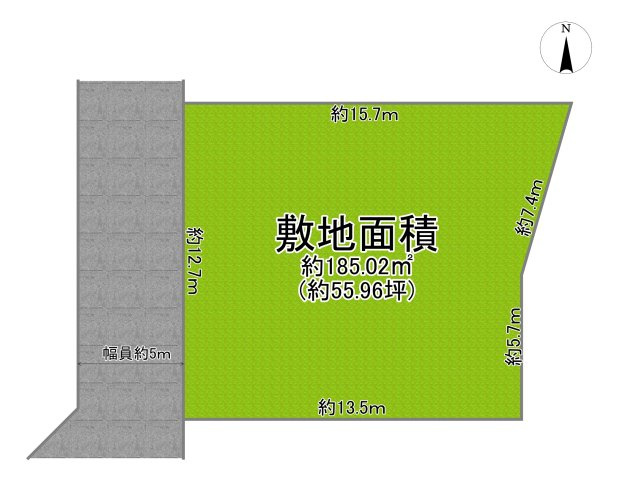 西区白水　土地の画像