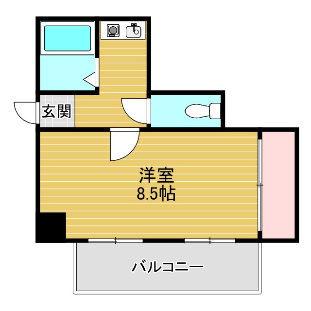 チサンマンション第5江坂の間取り