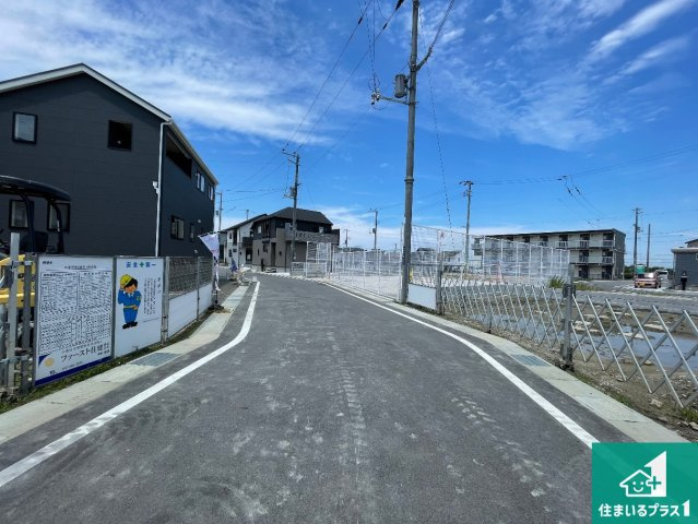 大津市雄琴　第5期　新築一戸建ての外観|現在の進捗状況です！順調に作業進行中、完成が待ち遠しいです！詳細の間取り等、お気軽にお問い合わせください！