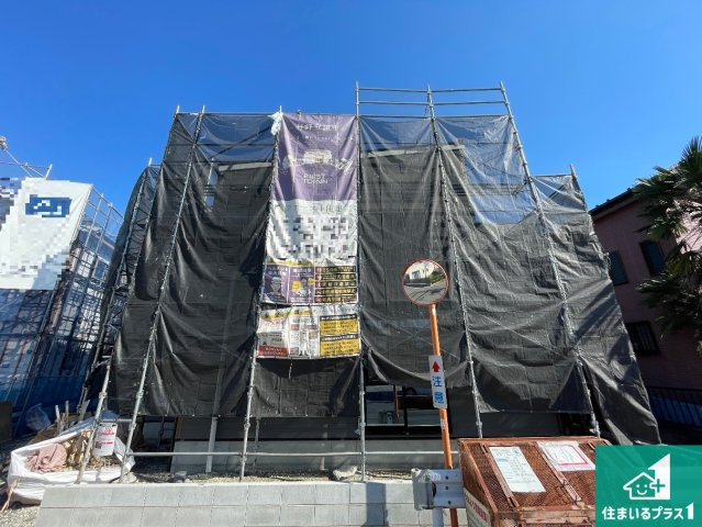 大津市雄琴　第5期　新築一戸建ての外観|周辺は落ち着いた街並みの住宅地！子育てがしやすい住環境です！まだ未完成ですが、現地でしかわからない事もございます。是非一度ご覧ください。