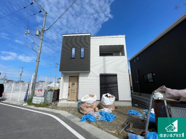 大津市雄琴　第5期　新築一戸建ての外観|現在の進捗状況です！順調に作業進行中、完成が待ち遠しいです！詳細の間取り等、お気軽にお問い合わせください！