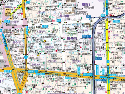 【地図】 | Y's Court東梅田