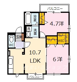 レトアローゼの間取り
