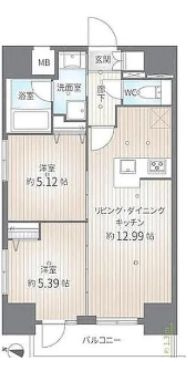 ルガルスクエア南千住の間取り