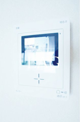 【セキュリティ】 | 丘の上ハウス | モニター付インターホンです。