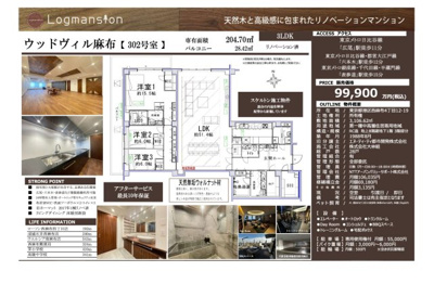 【その他】 | ウッドヴィル麻布　仲介手数料無料＋100万円現金プレゼント中