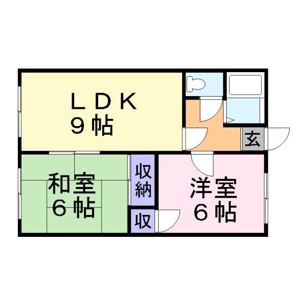 ハイツパークスの間取り