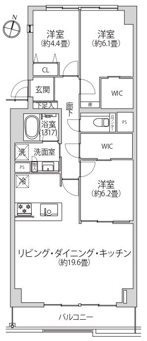 ファミール浜園の間取り|7階部分・南東向きにつきまして日当たり・通風・眺望良好。新規リノベーションマンション。安心のアフターサービス保証付きですのでご購入後も安心して暮らせます。