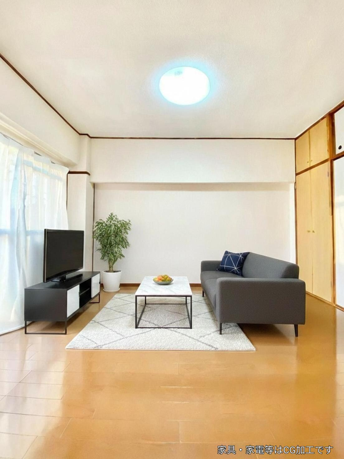 南荘マンションの内装|※同物件別号室の写真になります